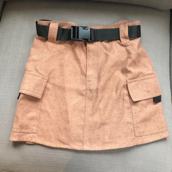 Tan Utility Cargo Skirt - Picture 7 of 8